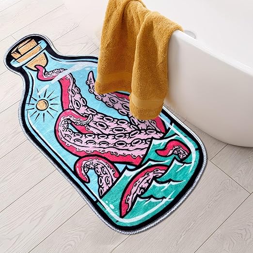 COOL AESTHETIC OCTOPUS RUG