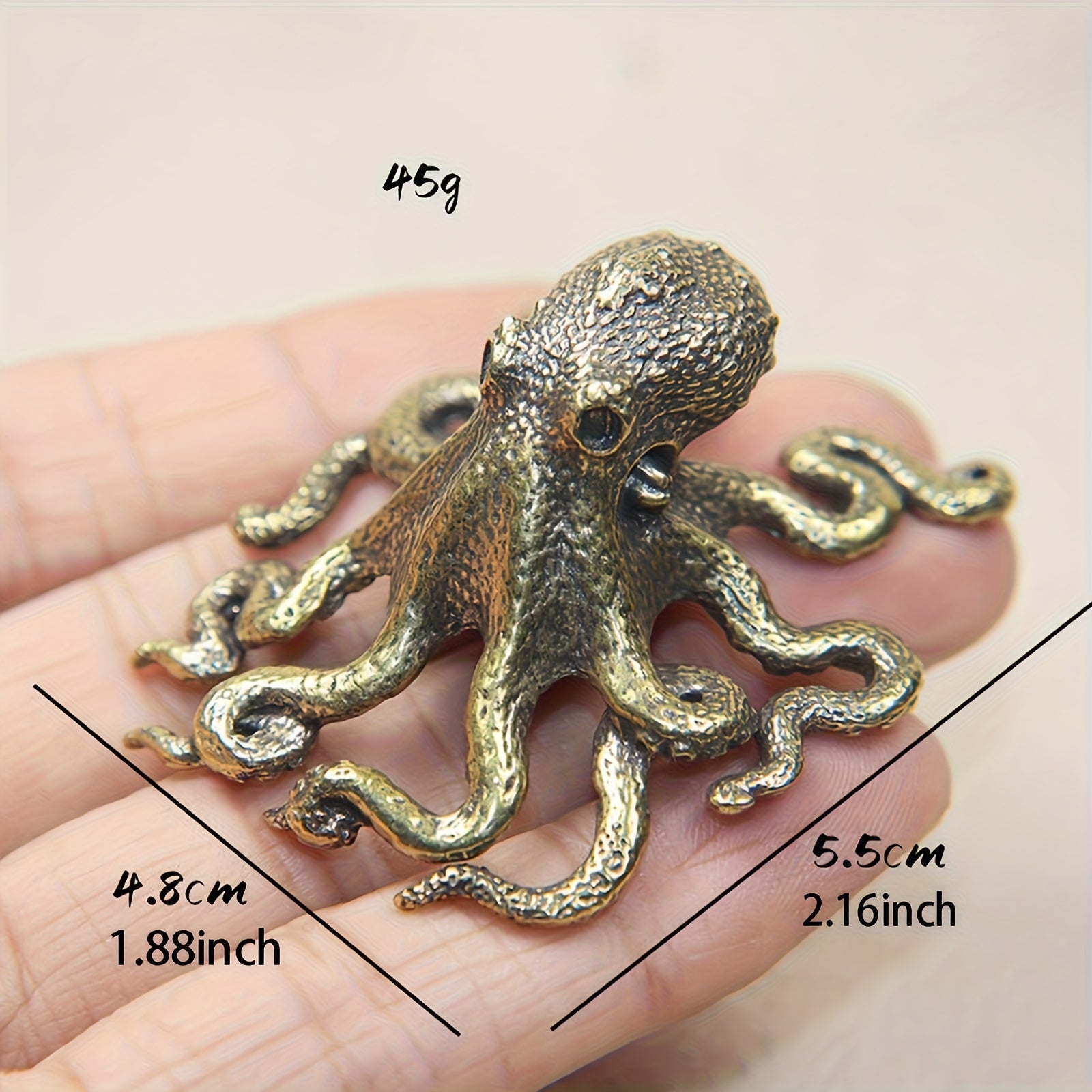 Tnessential Octopus Ornaments Collectible Figurines 3D Decor