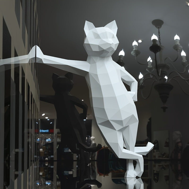 Tnessential Cm Standing Cat Paper Model 3D Decor