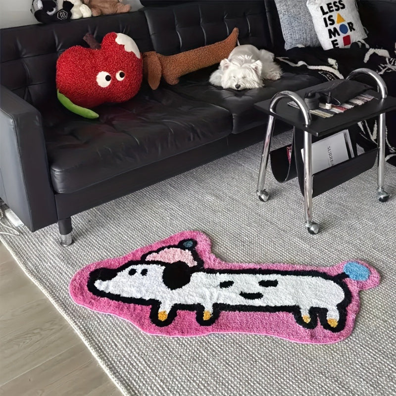 PINK IRREGULAR 4 RUG view 4