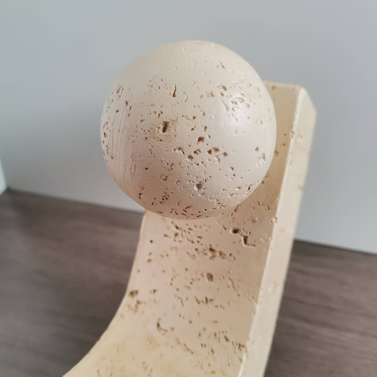 Tnessential Wabi-sabi Style Geometric Resin Sculpture 3D Decor
