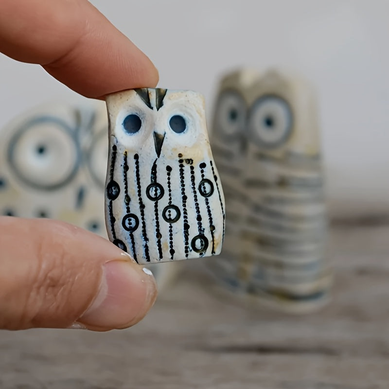 Tnessential Owl Gift Animal Statues Fun Owl Decorations Bird Art 3D Decor