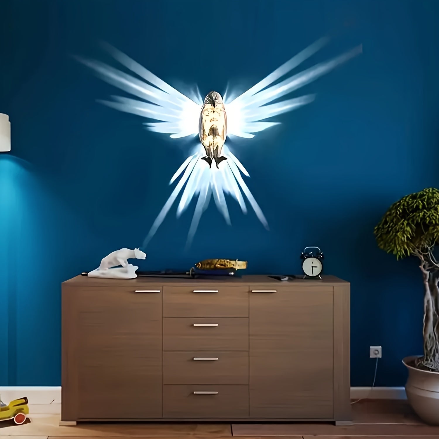 Tnessential Printed Eagle Wall Lamp 3D Decor