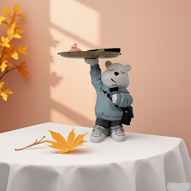 Tnessential Violent Bear Decorative Tray Storage Box 3D Decor