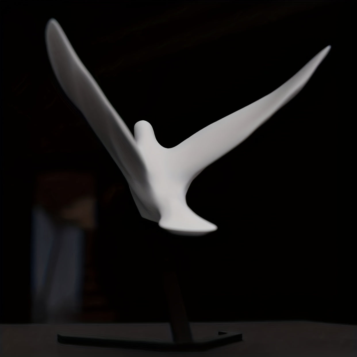 Tnessential D-printed Flying Dove Statue 3D Decor