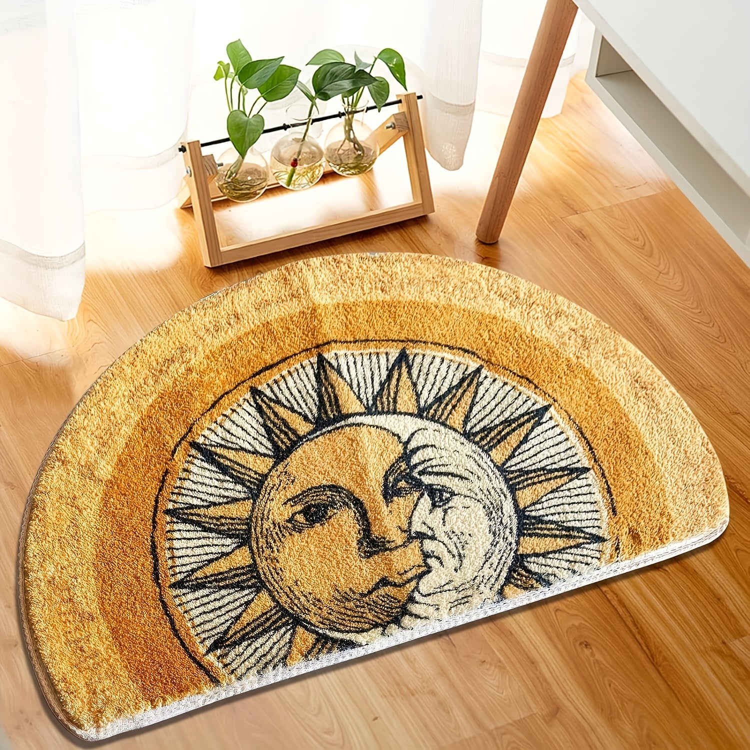 SEMI CIRCLE RUG view 8