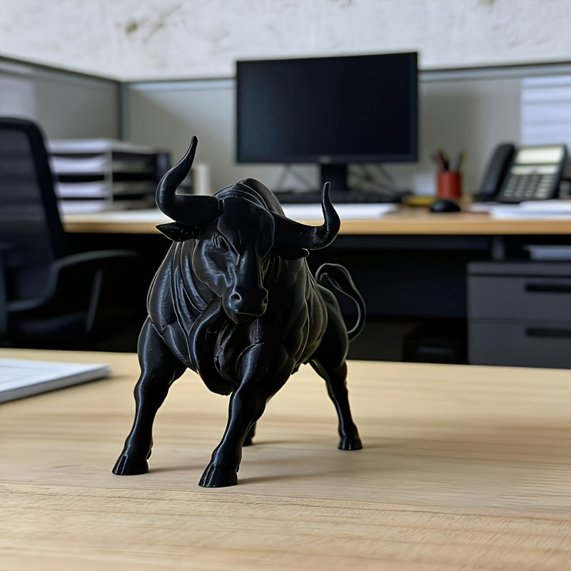 Tnessential Vintage Bull Statue as a Ornament 3D Decor