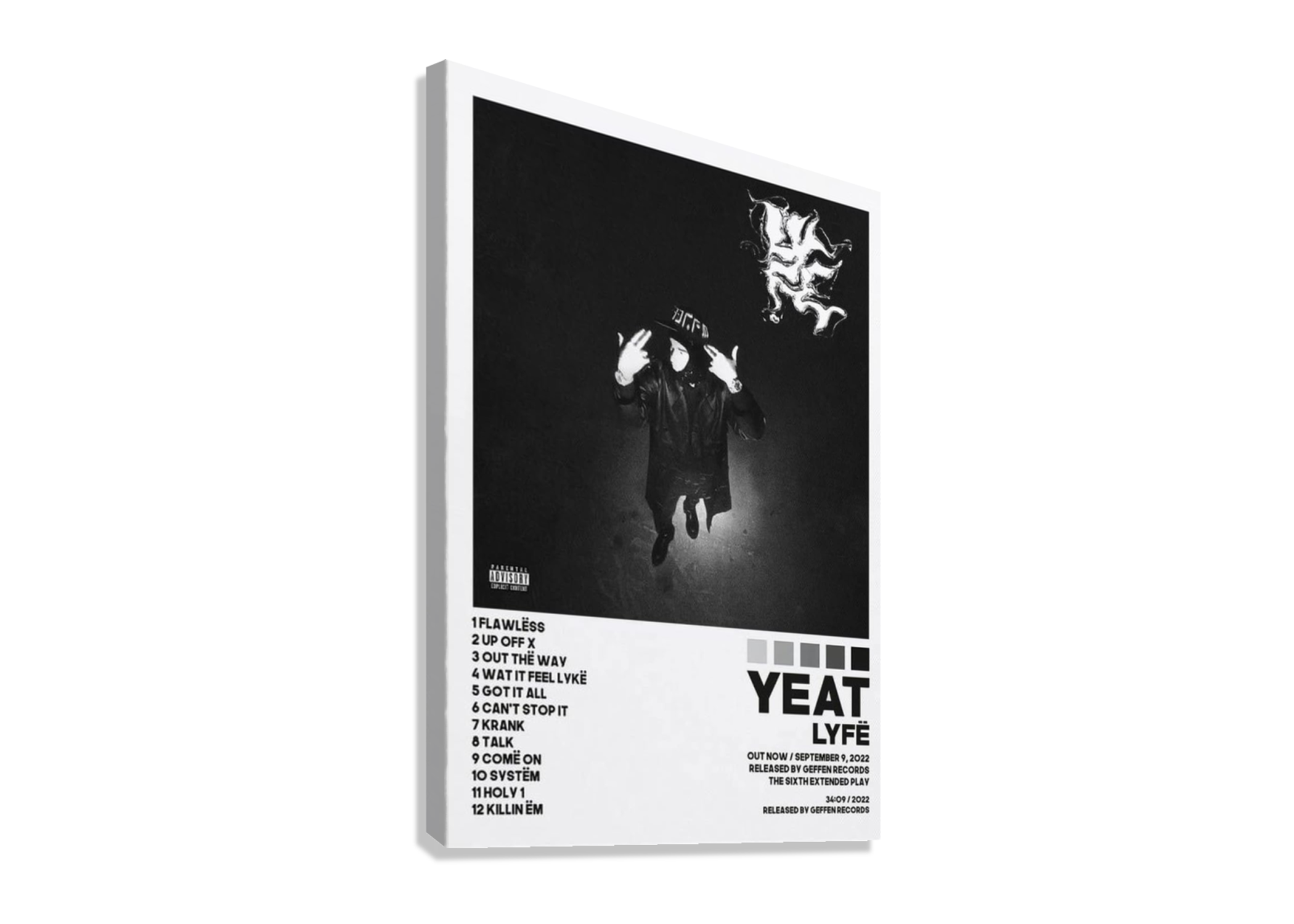 YEAT "LYFE" CANVAS POSTER