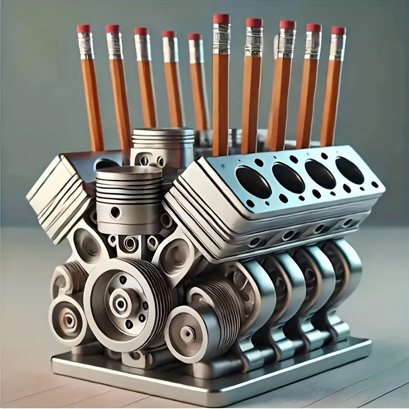 Tnessential Engine Cylinder Resin Ornament 3D Decor