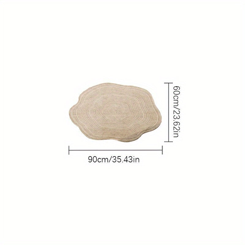 CREAM IRREGULAR 4 RUG view 7