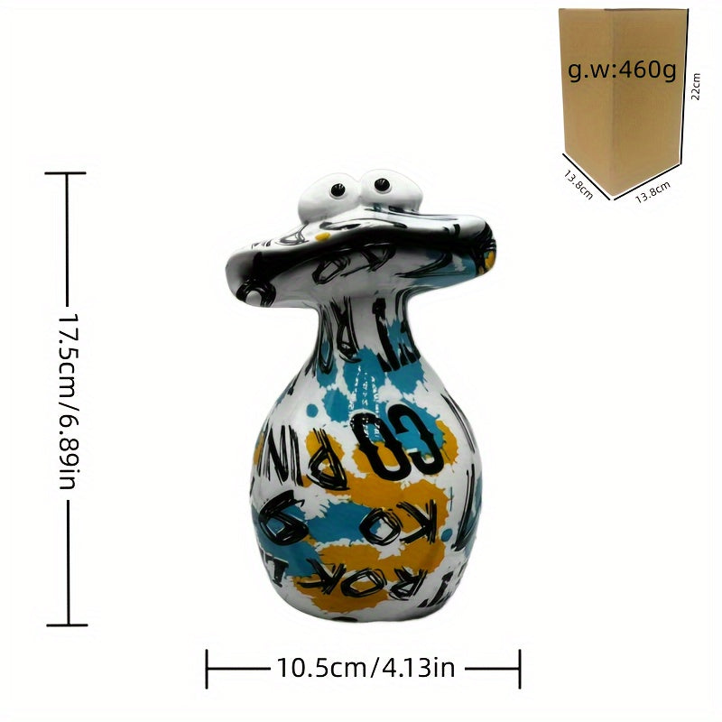 Tnessential Abstract Letter Resin Figurine 3D Decor