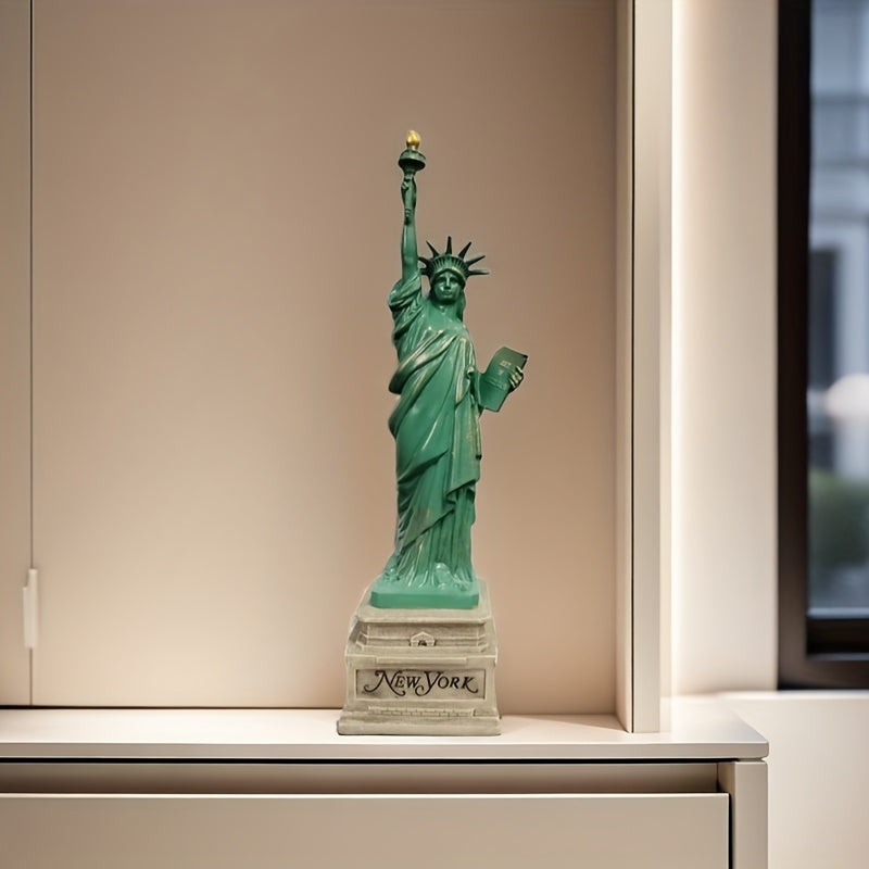 Tnessential Art Deco Resin Statue of Liberty Model Versatile Home and 3D Decor