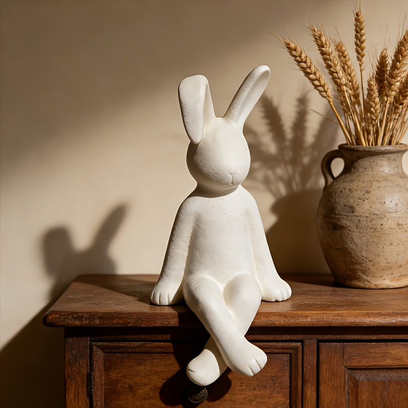 Tnessential One Creative Cute Healing Animal Figurine: Charming Sitting 3D Decor