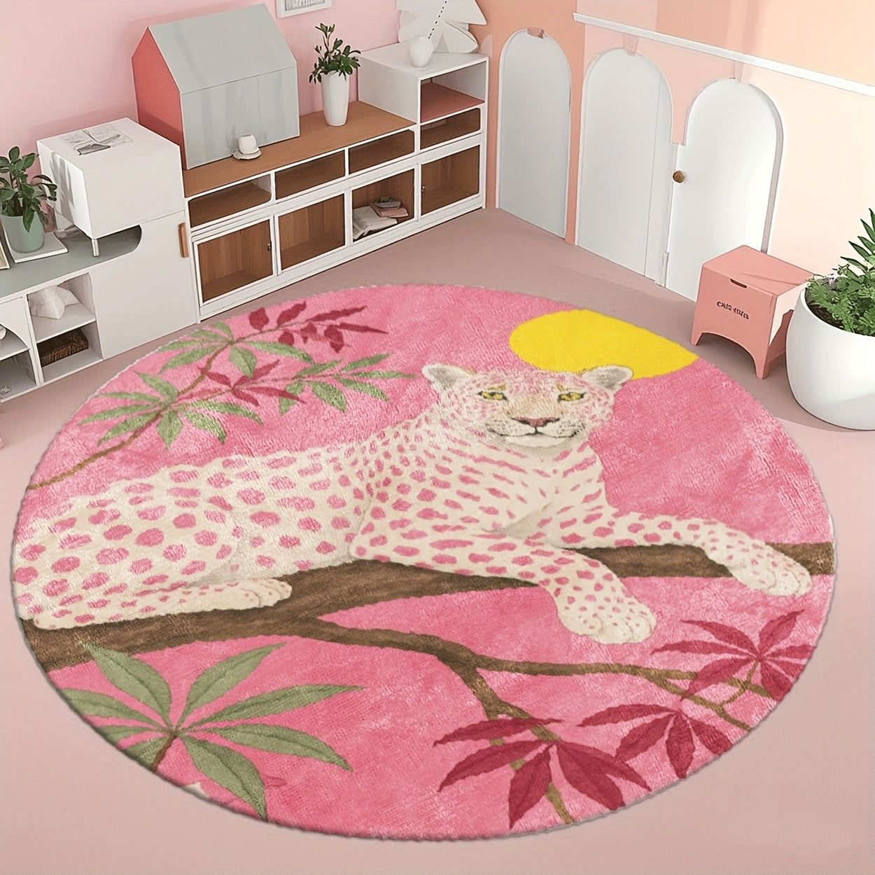 BROWN ROUND 2 RUG view 5