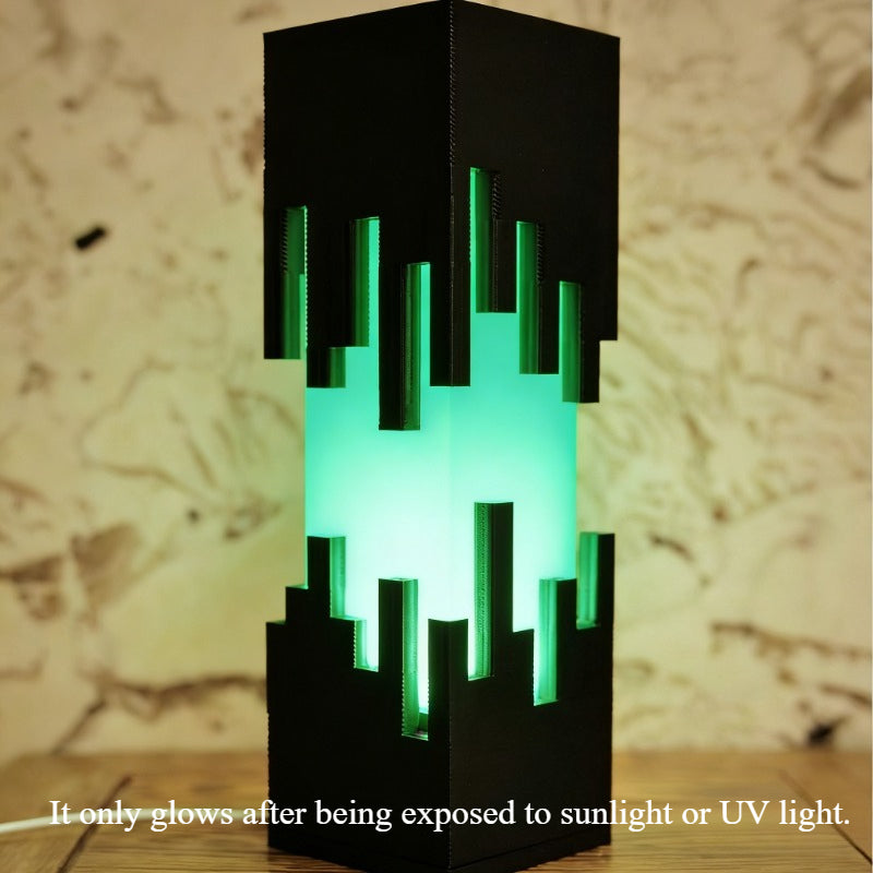 Tnessential Printed Premium Minimalist Rectangular Glow-in-the-dark 3D Decor