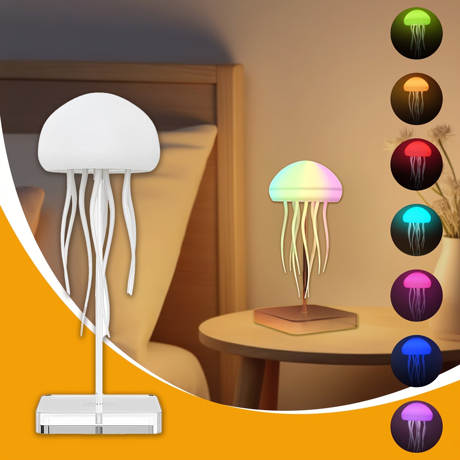 Tnessential Jellyfish Lamp 3D Decor