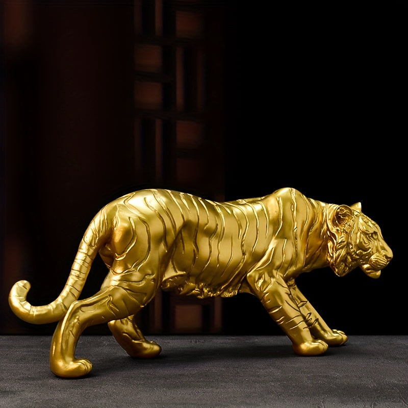 Tnessential Resin Tiger Home Statue Ornament 3D Decor