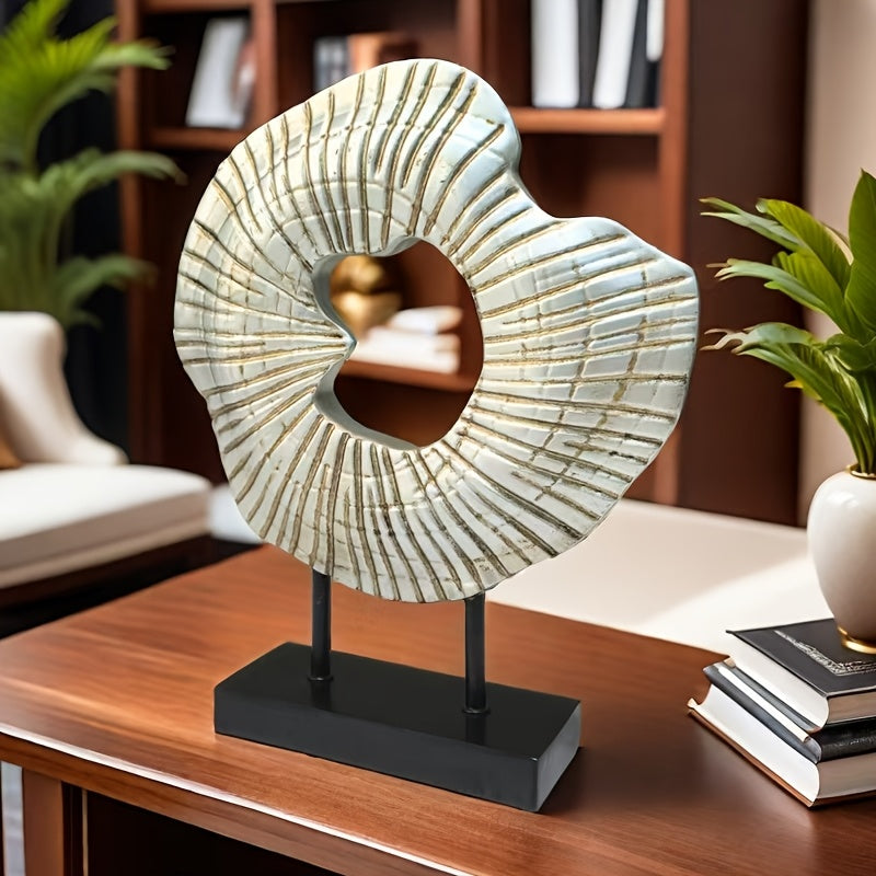 Tnessential Abstract Conch Screen Is a Nordic-style Shell Craft Ornament 3D Decor
