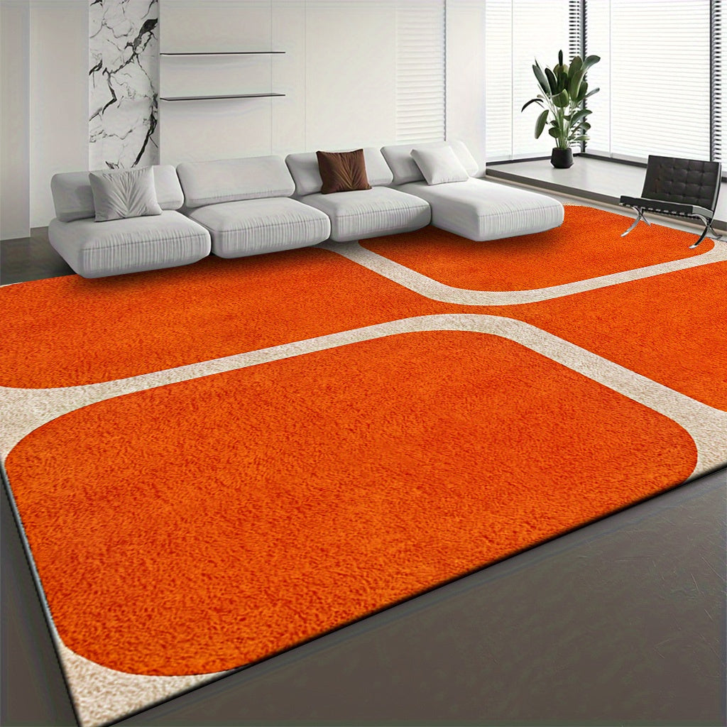 ORANGE NORDIC RUG view 2