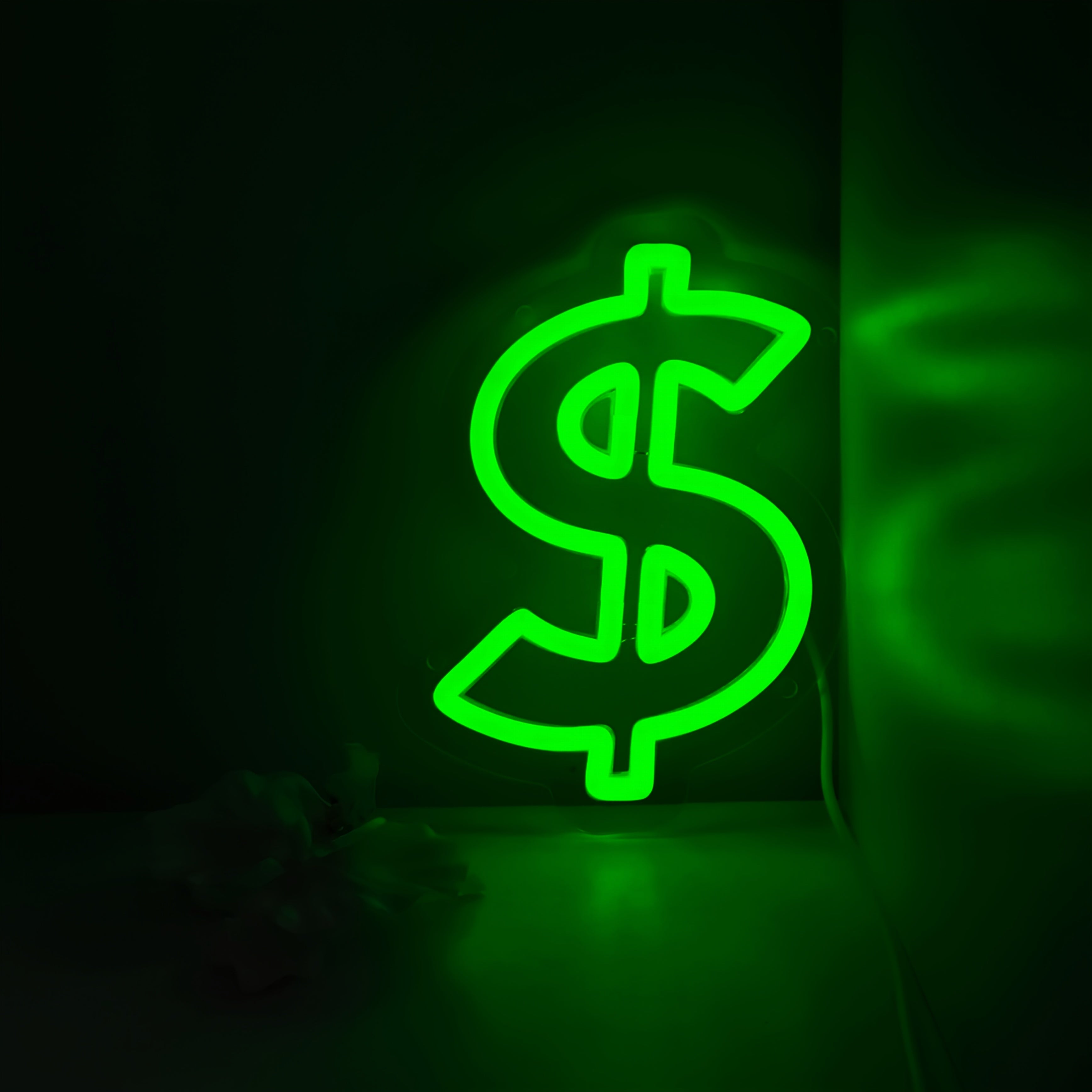 Tnessential LIUYANG Dollar $ Neon Sign LED Wall Art 3D Decor