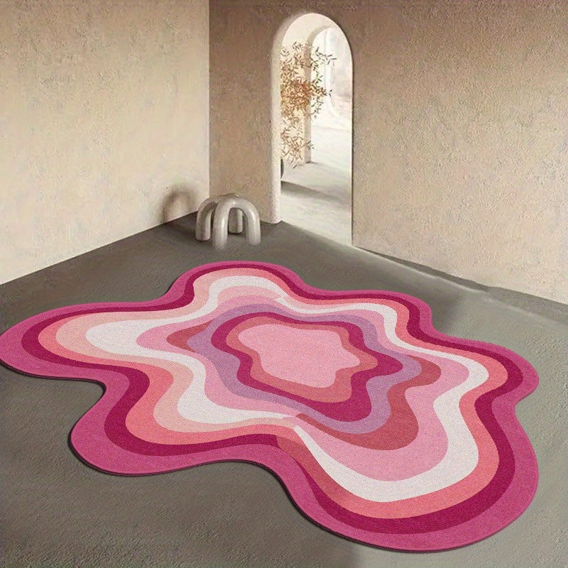 PINK IRREGULAR 9 RUG view 3