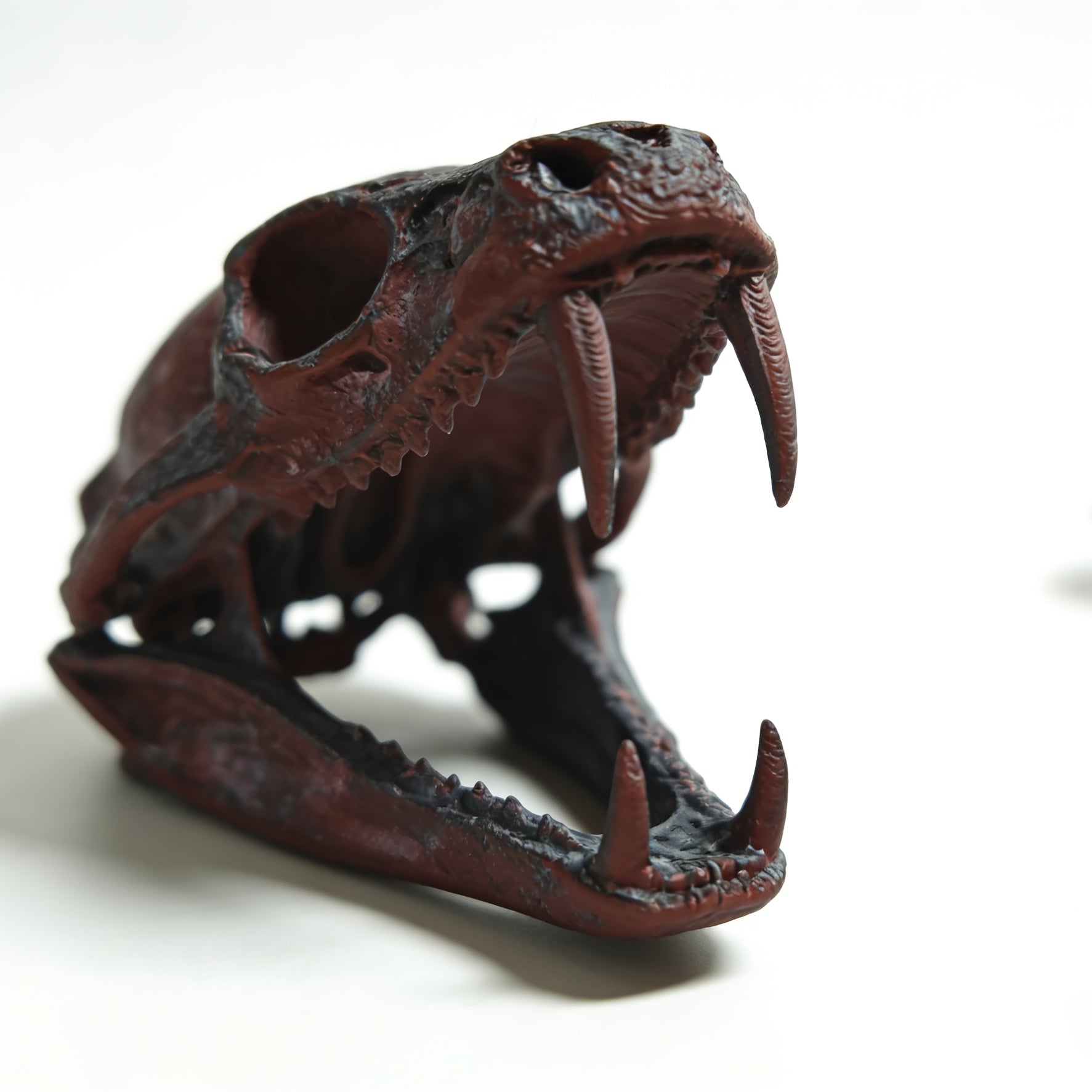 Tnessential Cool Cobra Skull Statue 3D Decor