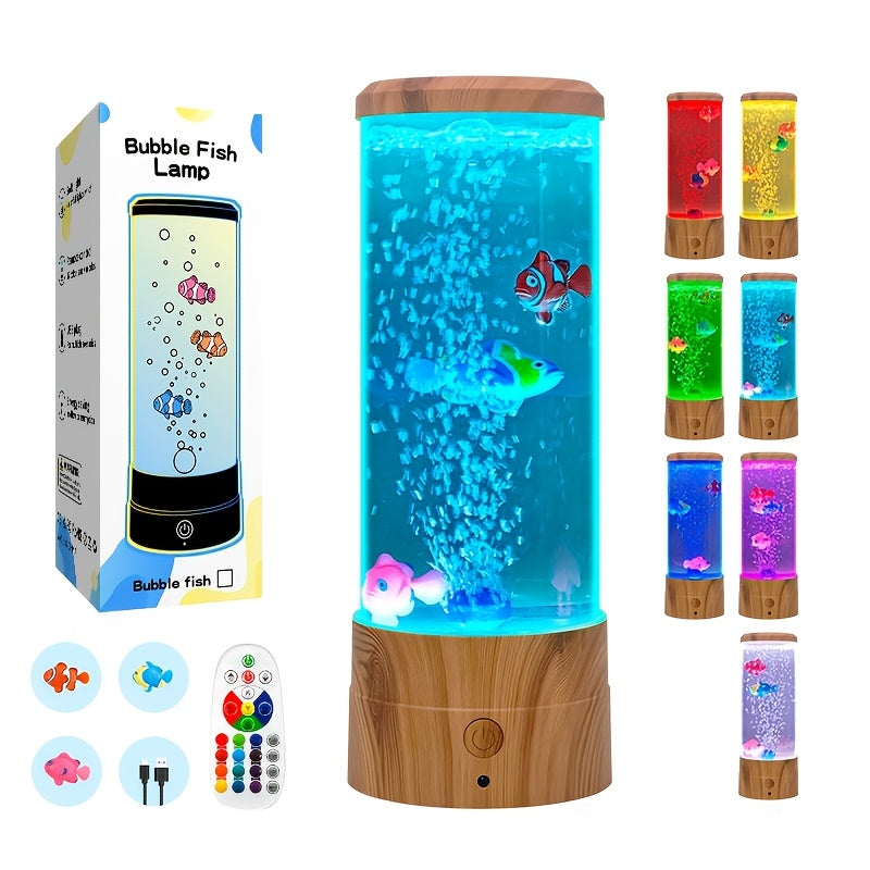 Tnessential Bubble Fish Atmosphere Light Decorative Gift Lamp 3D Decor