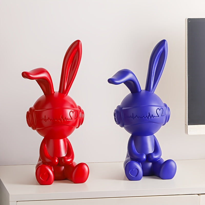 Tnessential Easter Bunny Statue 3D Decor