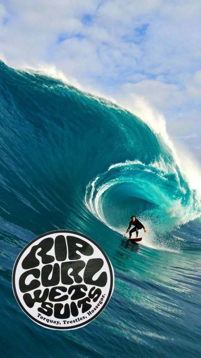RETRO SURF WAVE AESTHETIC CANVAS POSTER