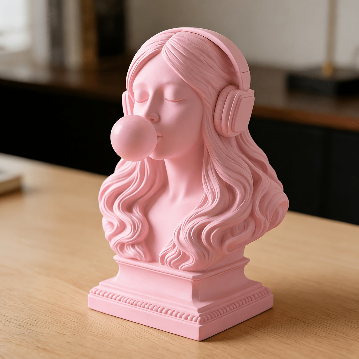 Tnessential Fashionable and Fun Interactive Bust Sculpture 3D Decor