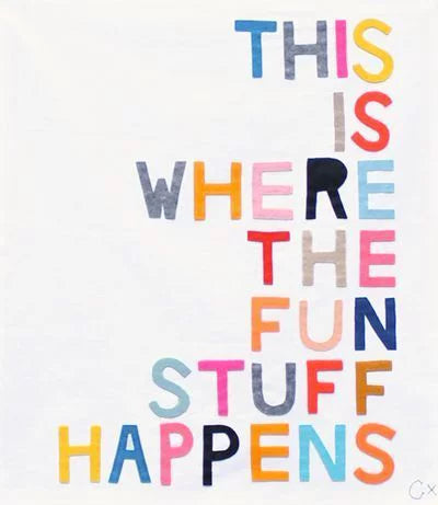 HAPPY CLASSROOM PLAY AREA CANVAS POSTER