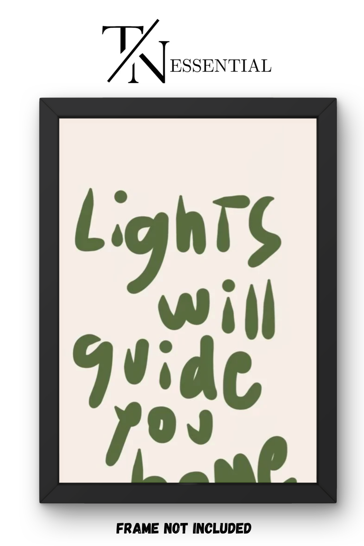 INSPIRATIONAL HOME QUOTE CANVAS POSTER
