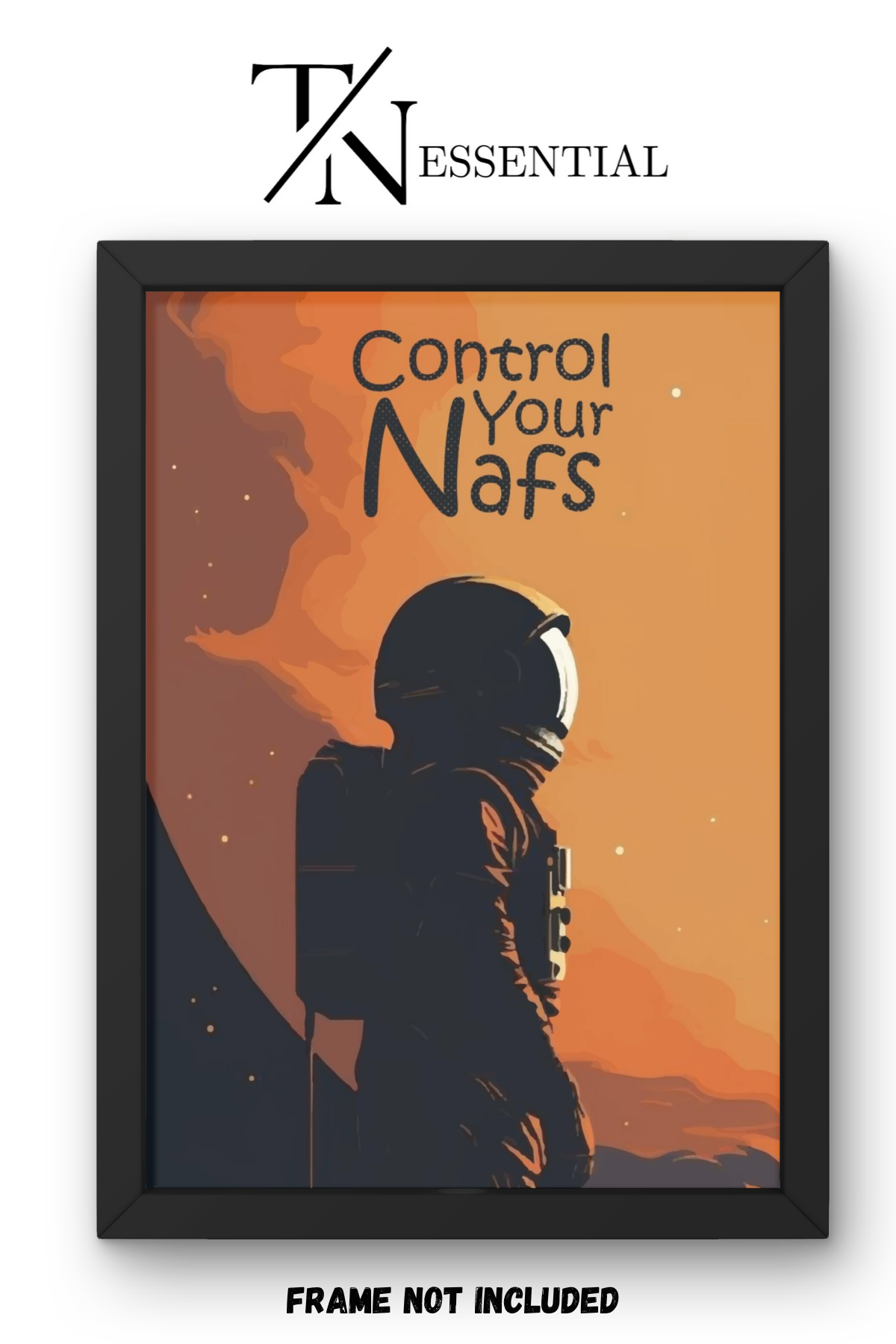 MUSLIM SELF CONTROL CANVAS POSTER