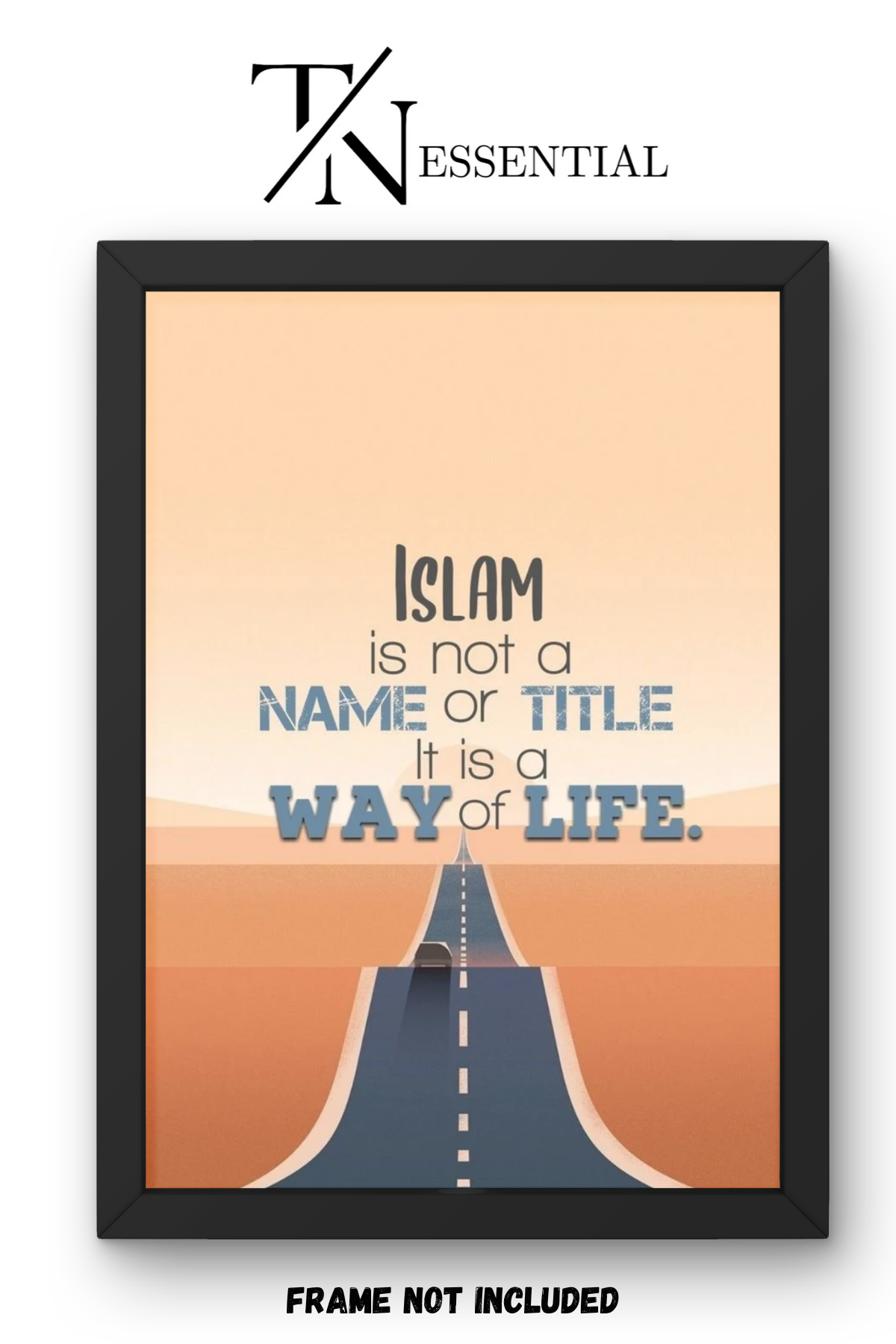 ISLAMIC LIFESTYLE QUOTE CANVAS POSTER