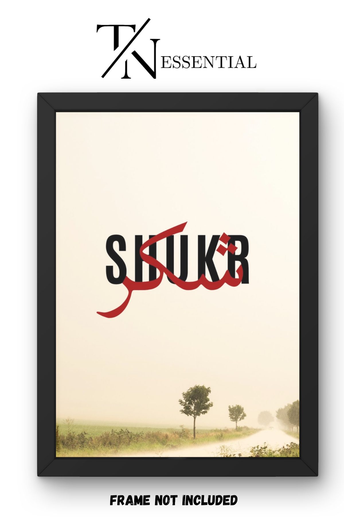 SHUKR GRATITUDE CANVAS POSTER