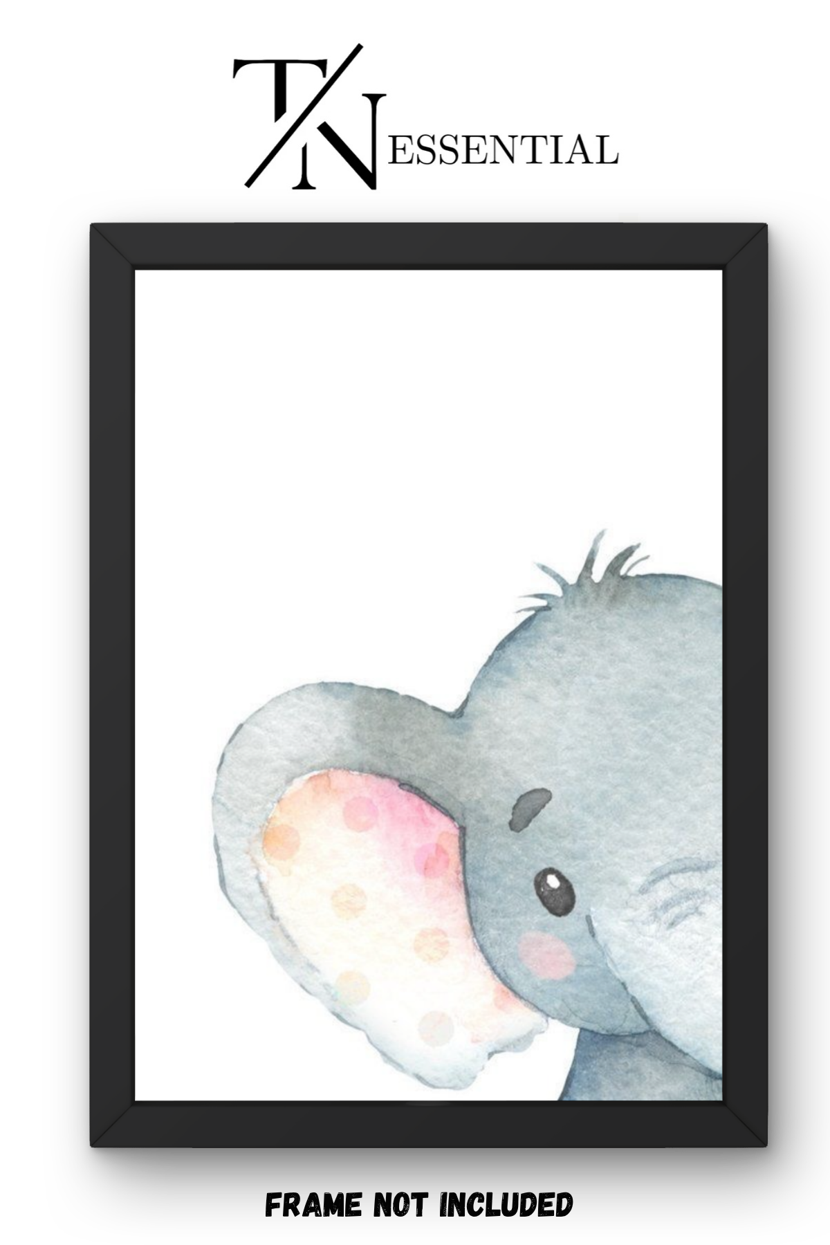 CUTE ELEPHANT CANVAS POSTER