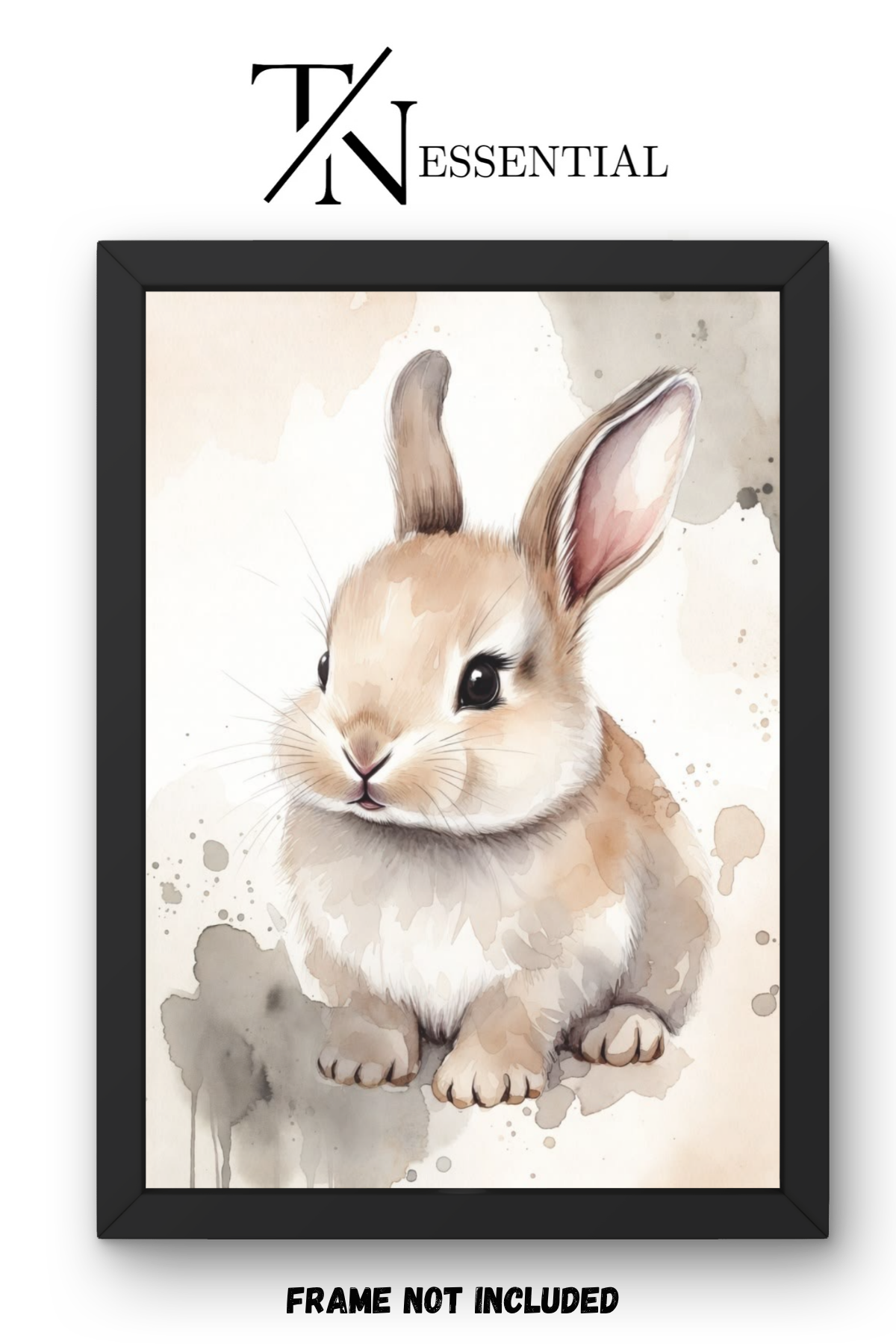 CUTE BABY RABBIT CANVAS POSTER
