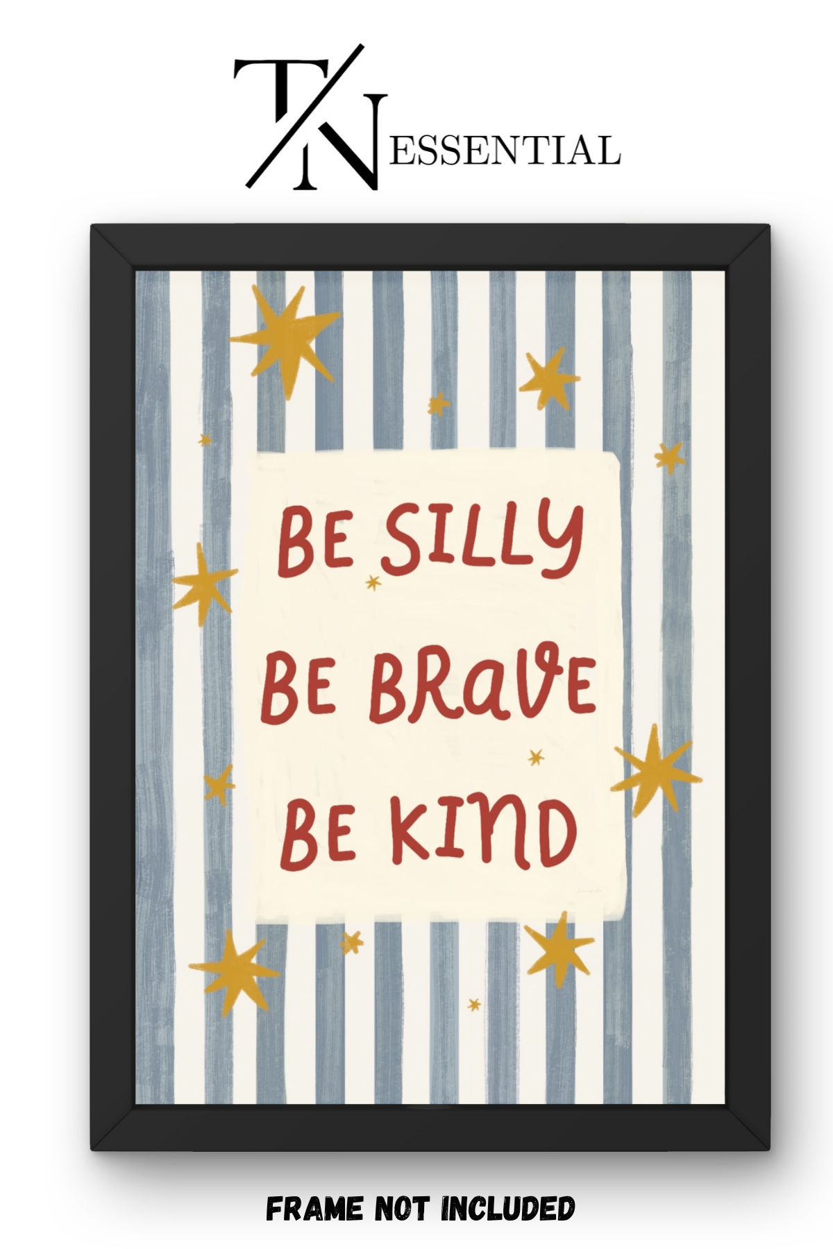 PLAYFUL MOTIVATIONAL QUOTE CANVAS POSTER