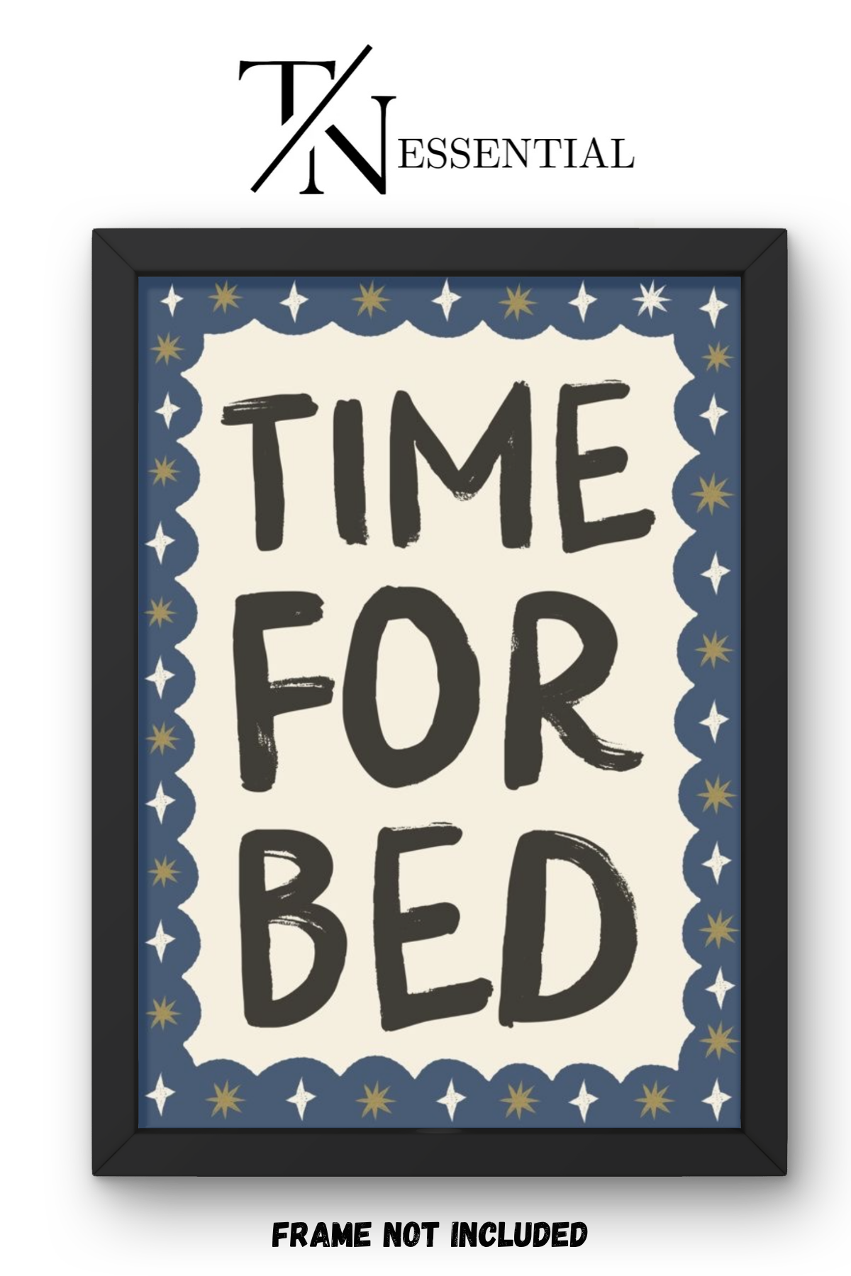 BEDTIME ROOM DECOR CANVAS POSTER