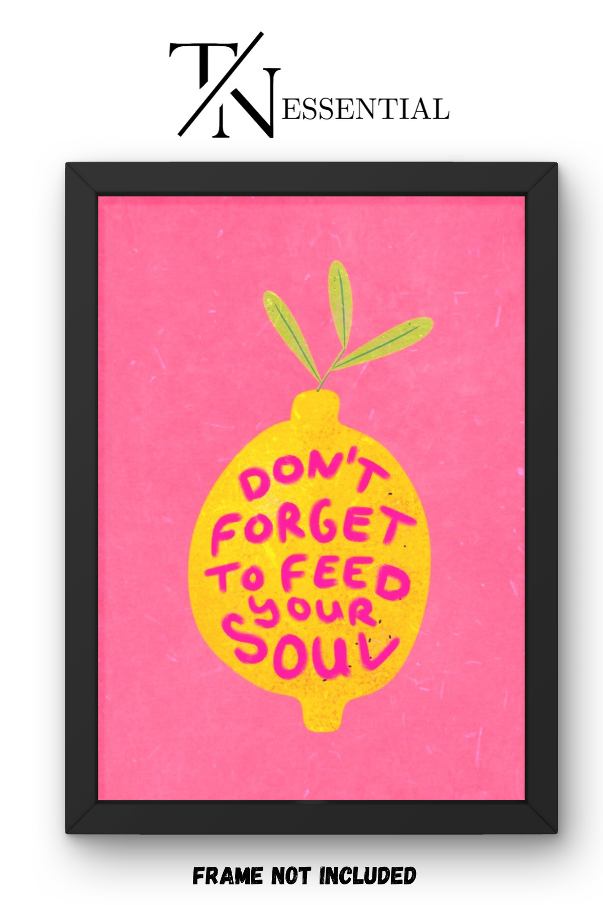 COLORFUL SELF CARE QUOTE CANVAS POSTER