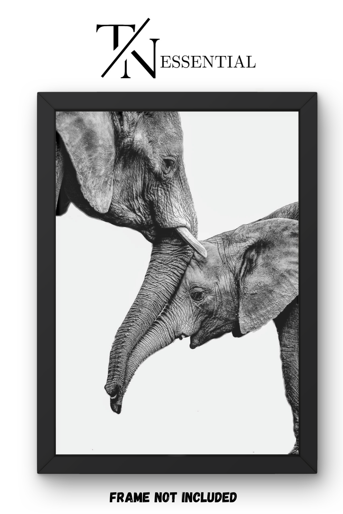 WILDLIFE FAMILY MOMENT CANVAS POSTER