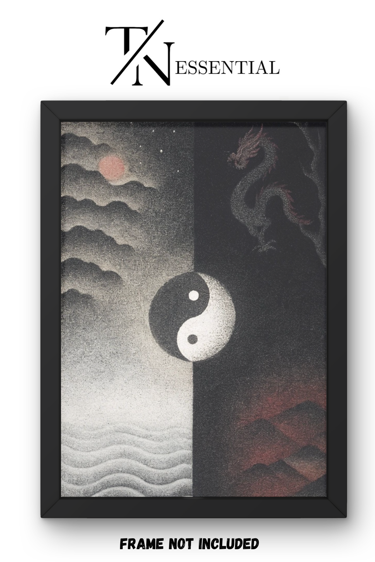 COSMIC YIN YANG CANVAS POSTER