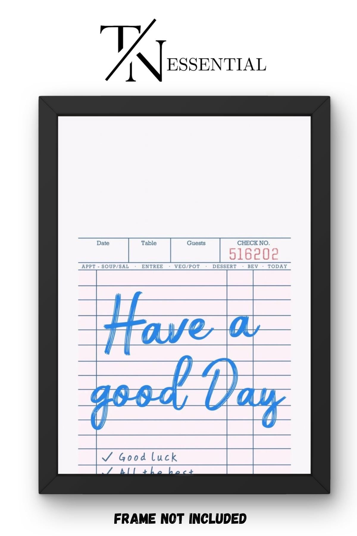 POSITIVE DAILY REMINDER CANVAS POSTER