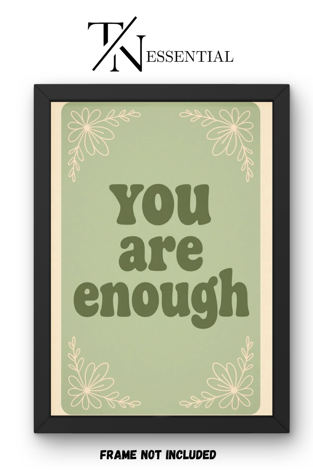 SIMPLE AFFIRMATION CANVAS POSTER