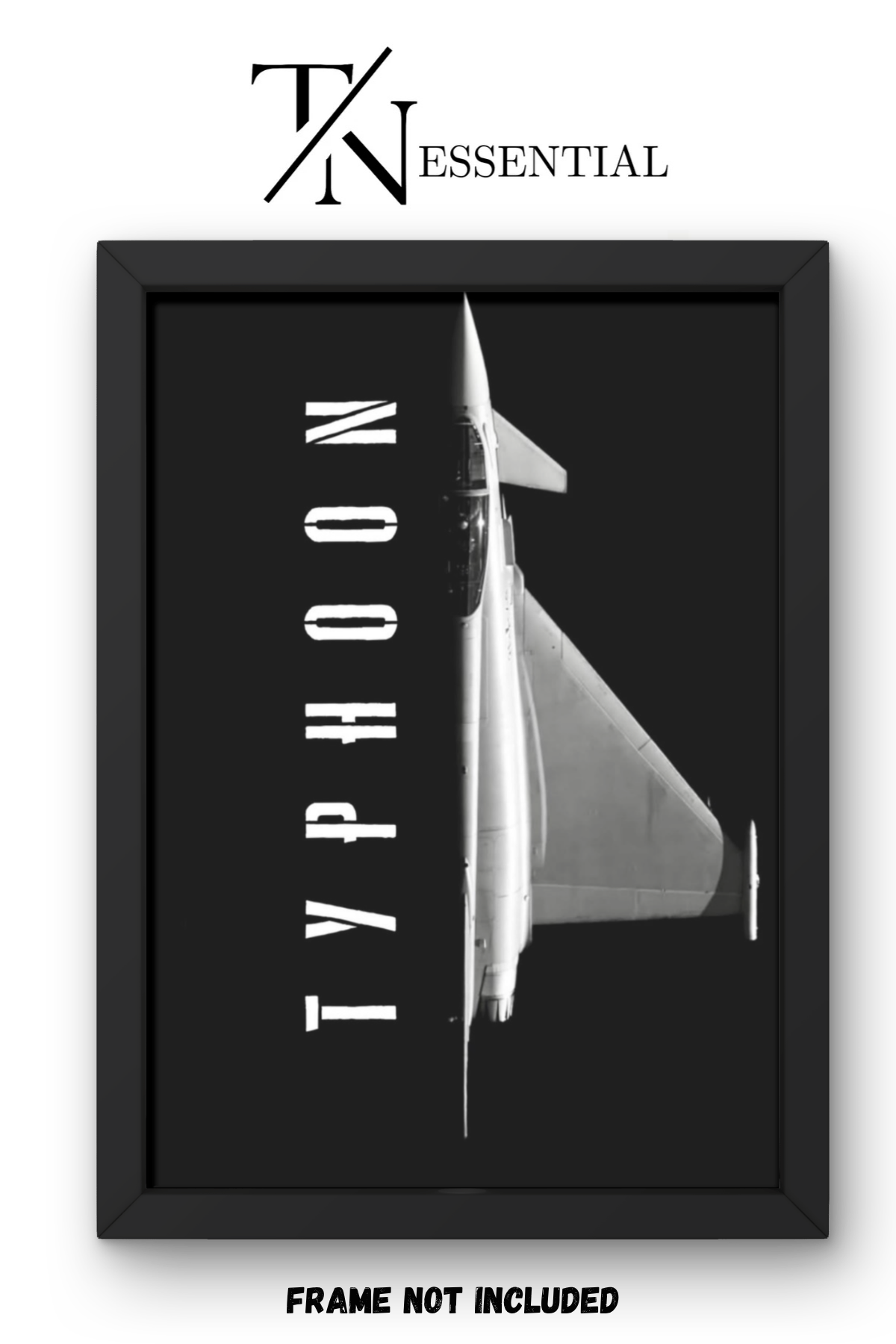 TYPHOON FIGHTER JET CANVAS POSTER