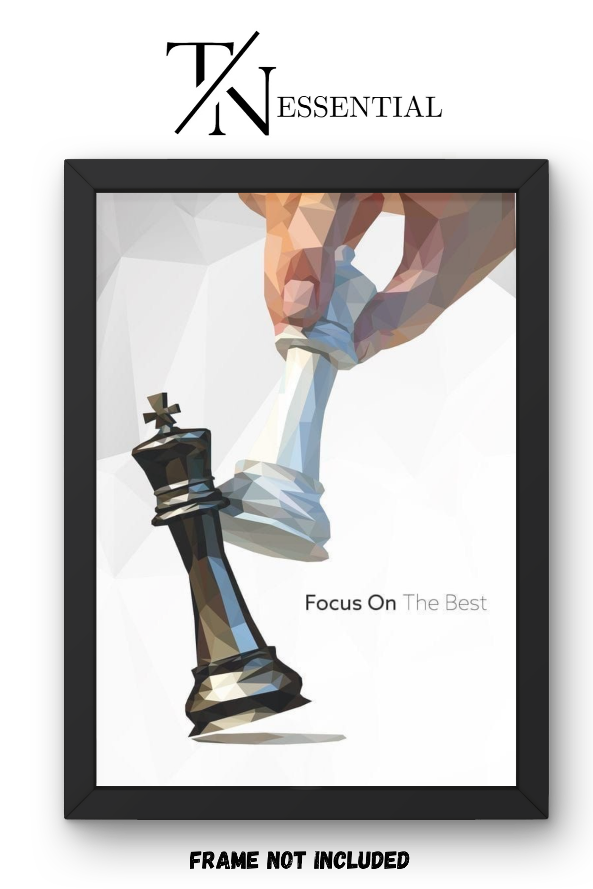 CHESS STRATEGY MOTIVATION CANVAS POSTER