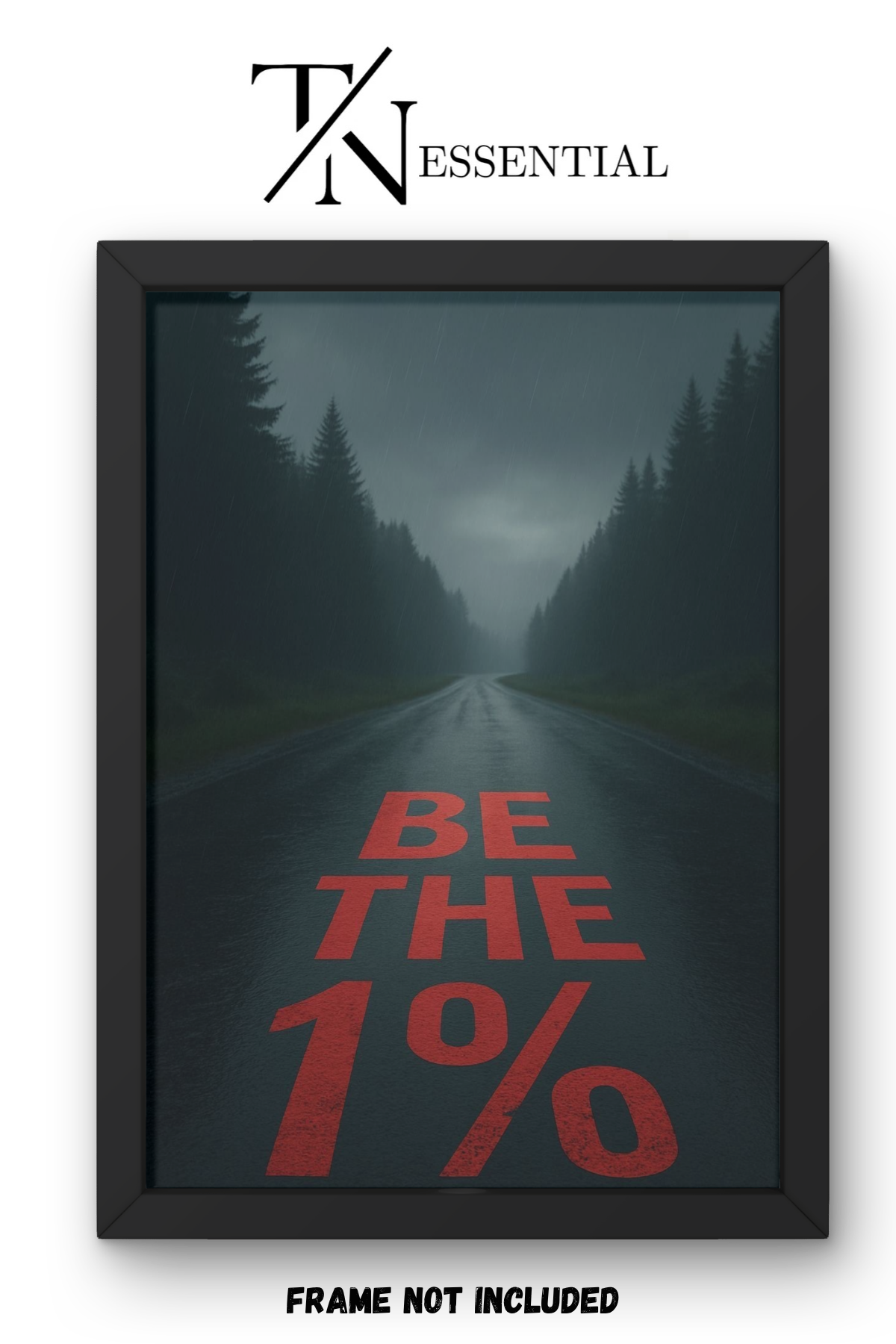 THE ONE PERCENT MINDSET CANVAS POSTER