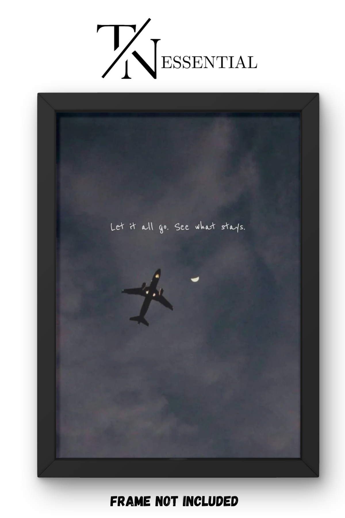 LET IT ALL GO CANVAS POSTER
