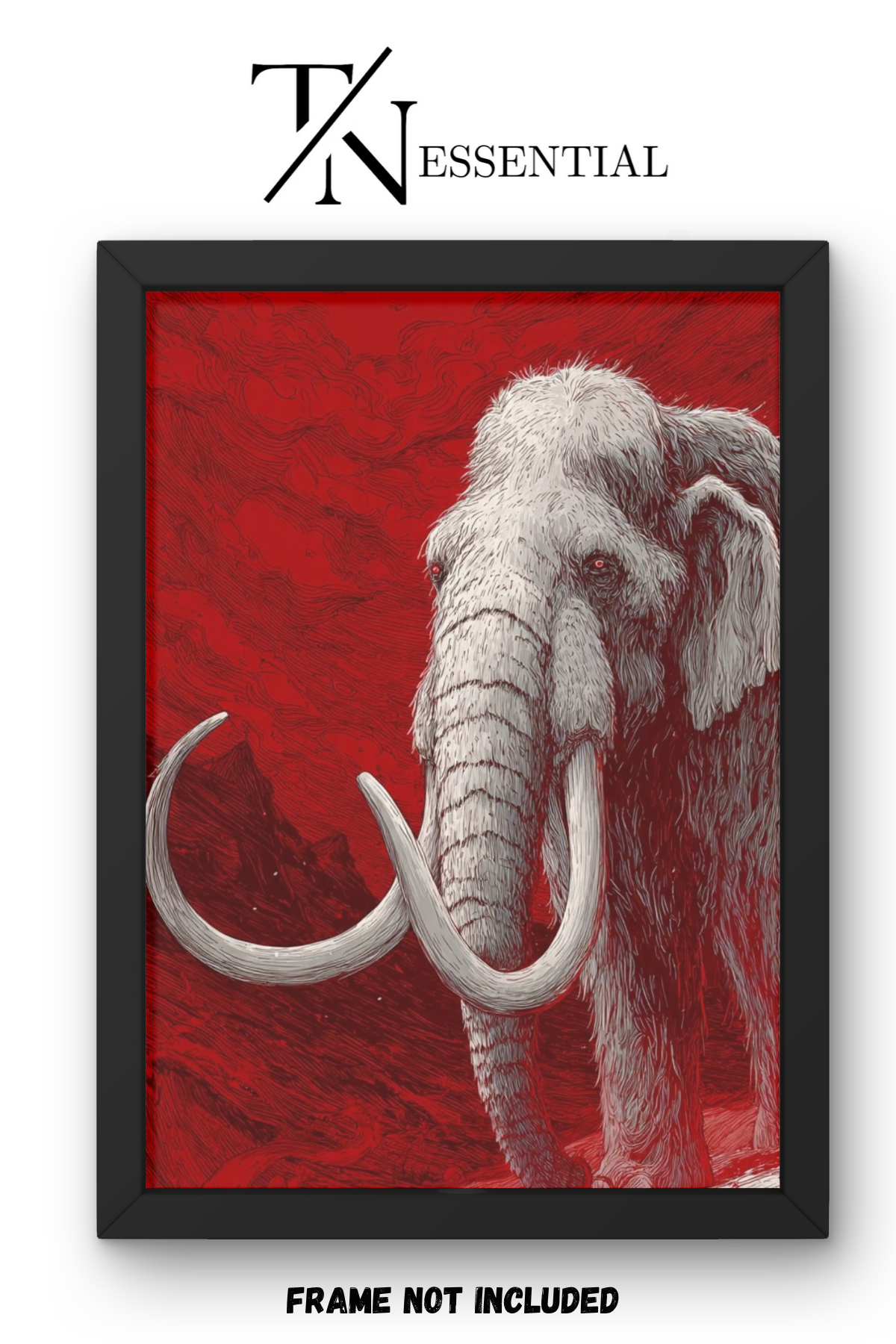 PREHISTORIC FIRE GIANT CANVAS POSTER