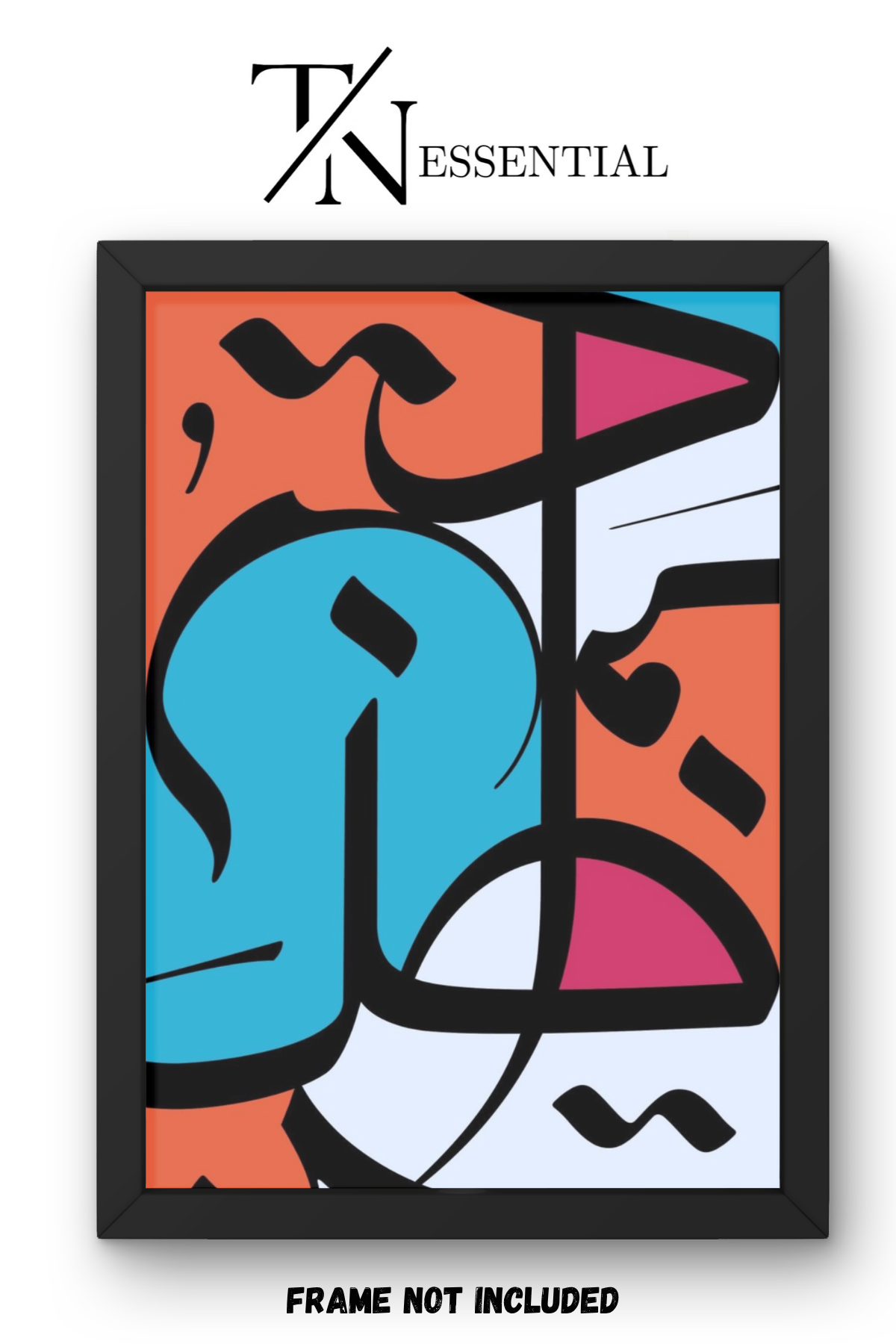 ARABIC COLOR RHYTHM CANVAS POSTER